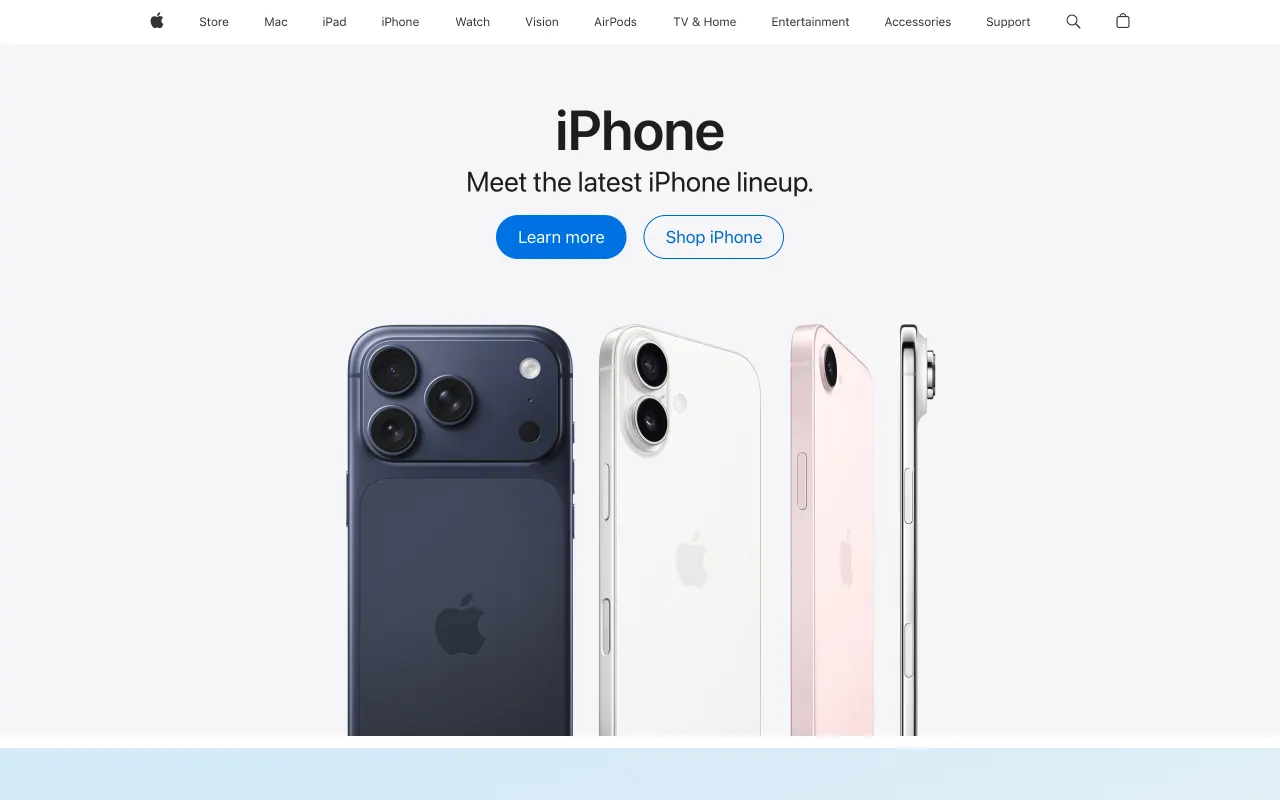 Apple — produktskærmbillede